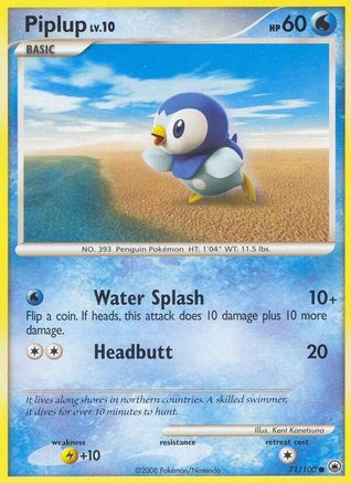 Piplup (71) (71)/100 Common