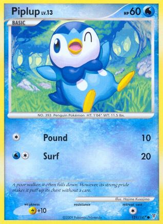 Piplup (121)/147 Common