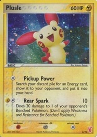 Plusle (6)/12 Common Holofoil