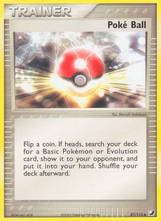 Poke Ball (87)/115 Uncommon Reverse Holofoil