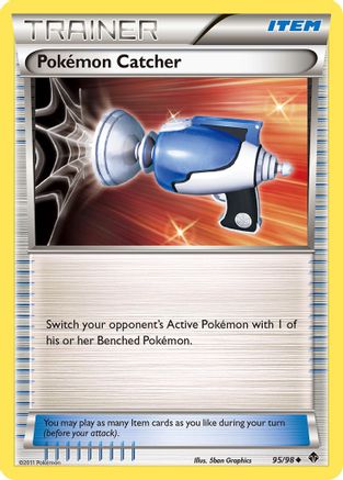 Pokemon Catcher (95)/98 Uncommon Reverse Holofoil