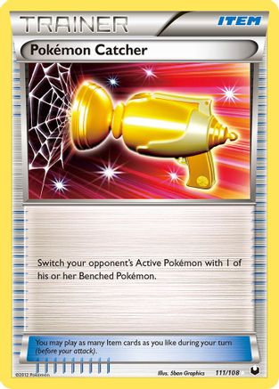 Pokemon Catcher (Gold) (111)/108 Secret Rare Holofoil