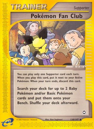 Pokemon Fan Club (130)/147 Uncommon