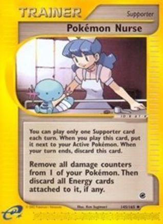Pokemon Nurse (145)/165 Uncommon Reverse Holofoil