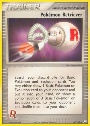 Pokemon Retriever (84)/109 Uncommon Reverse Holofoil