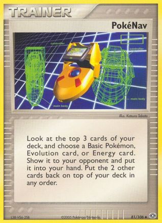 Pokenav (81)/106 Uncommon Reverse Holofoil