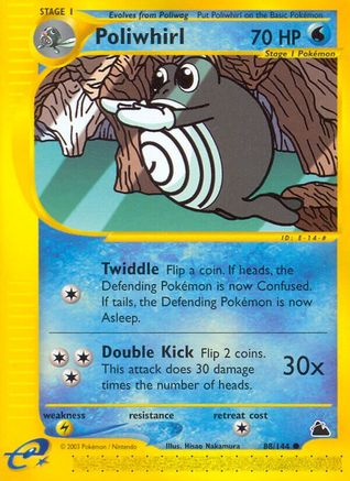 Poliwhirl (88)/144 Common Reverse Holofoil