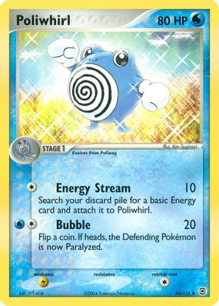 Poliwhirl (46)/112 Uncommon Reverse Holofoil