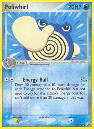 Poliwhirl (68)/115 Common Reverse Holofoil