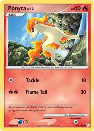 Ponyta (94)/130 Common Reverse Holofoil