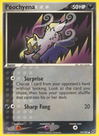 Poochyena (70)/107 Common Reverse Holofoil