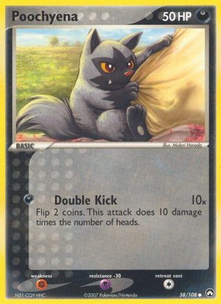 Poochyena (58)/108 Common Reverse Holofoil
