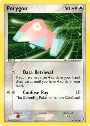 Porygon (47)/112 Uncommon Reverse Holofoil
