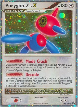 Porygon-Z LV.X (100)/100 Ultra Rare Holofoil