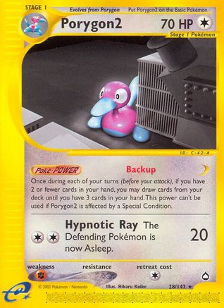 Porygon2 (28)/147 Rare Reverse Holofoil