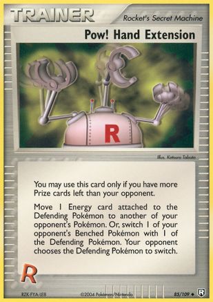 Pow! Hand Extension (85)/109 Uncommon Reverse Holofoil