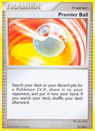 Premier Ball (91)/100 Uncommon Reverse Holofoil