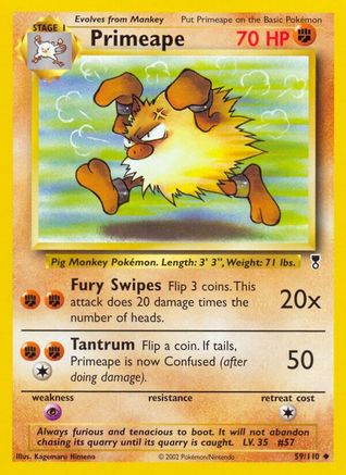 Primeape (59)/110 Uncommon Reverse Holofoil