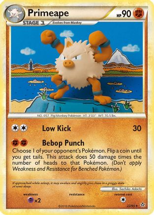 Primeape (22)/95 Rare Reverse Holofoil