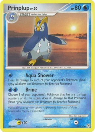 Prinplup (58)/130 Uncommon Reverse Holofoil