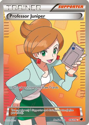 Professor Juniper (116 Full Art) (116)/116 Ultra Rare Holofoil