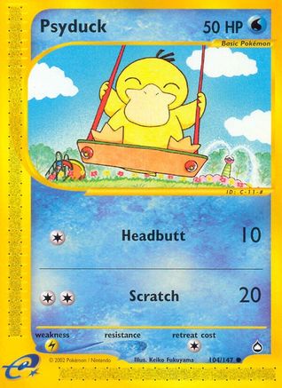 Psyduck (104)/147 Common Reverse Holofoil
