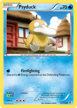 Psyduck (33) (33)/149 Common Reverse Holofoil