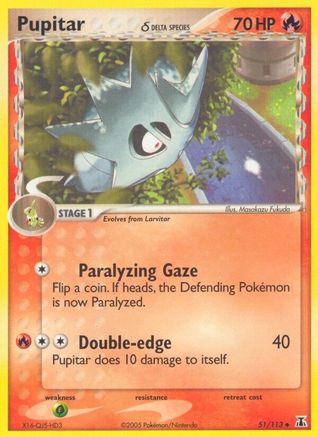 Pupitar (Delta Species) (51)/113 Uncommon