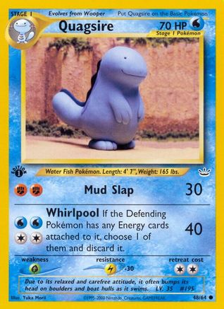 Quagsire (48)/64 Common 1st Edition
