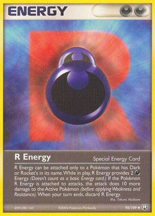 R Energy (95)/109 Uncommon Reverse Holofoil