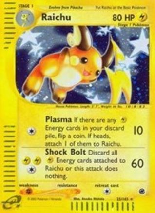 Raichu (25) (25)/165 Holo Rare Reverse Holofoil