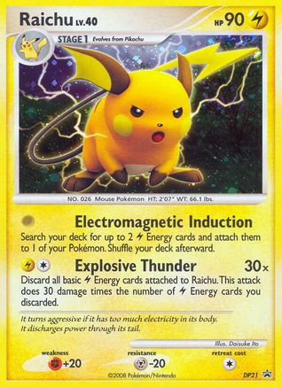 Raichu - DP21 (DP21)/56 Promo Holofoil