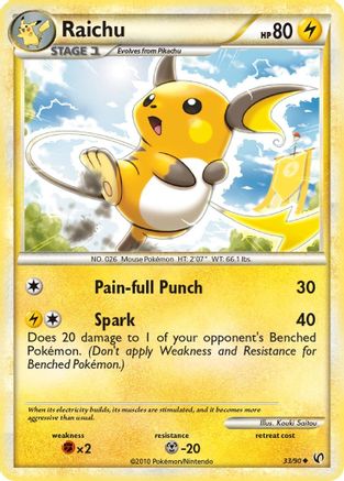 Raichu (33)/90 Uncommon