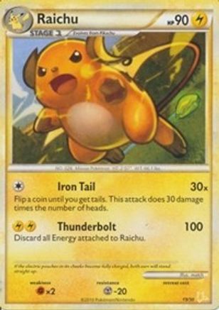 Raichu (#19 Non-Holo) (19) Common