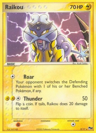 Raikou (3)/17 Rare Holofoil