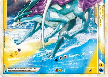 Raikou & Suicune Legend (Bottom) (93)/95 Ultra Rare Holofoil