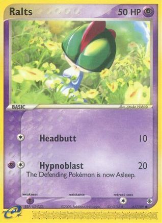 Ralts - 67/109 (67)/109 Common Reverse Holofoil