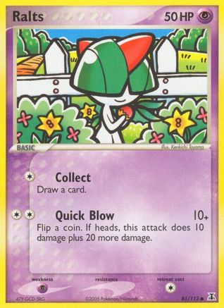 Ralts (81)/113 Common Reverse Holofoil