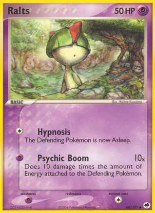 Ralts (60)/101 Common Reverse Holofoil