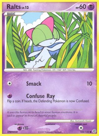 Ralts (102)/132 Common Reverse Holofoil