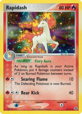 Rapidash (13)/112 Holo Rare
