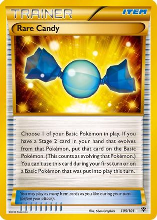 Rare Candy (105 Secret Rare) (105)/101 Secret Rare Holofoil