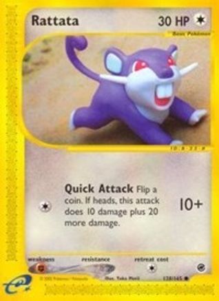 Rattata (128)/165 Common Reverse Holofoil