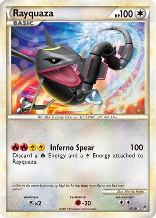 Rayquaza (Shiny) (SL10)/95 Shiny Holo Rare Holofoil