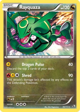 Rayquaza (93)/113 Holo Rare Holofoil