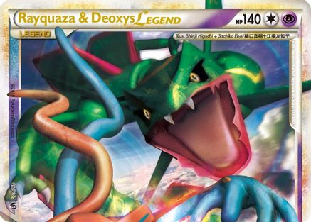 Rayquaza & Deoxys Legend (Top) (89)/90 Ultra Rare Holofoil
