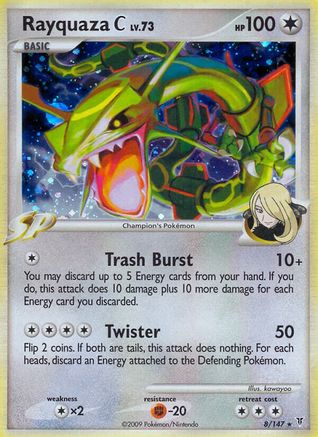 Rayquaza C (8)/147 Holo Rare Reverse Holofoil