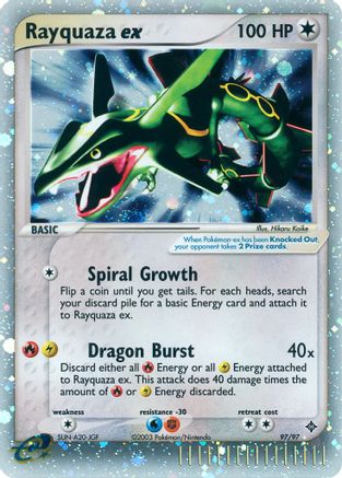 Rayquaza ex (97)/97 Ultra Rare Holofoil