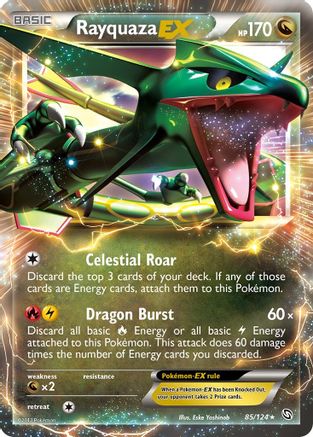 Rayquaza EX (85)/124 Ultra Rare Holofoil