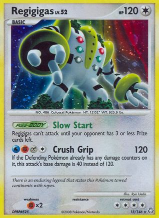 Regigigas (15) (15)/146 Holo Rare Reverse Holofoil